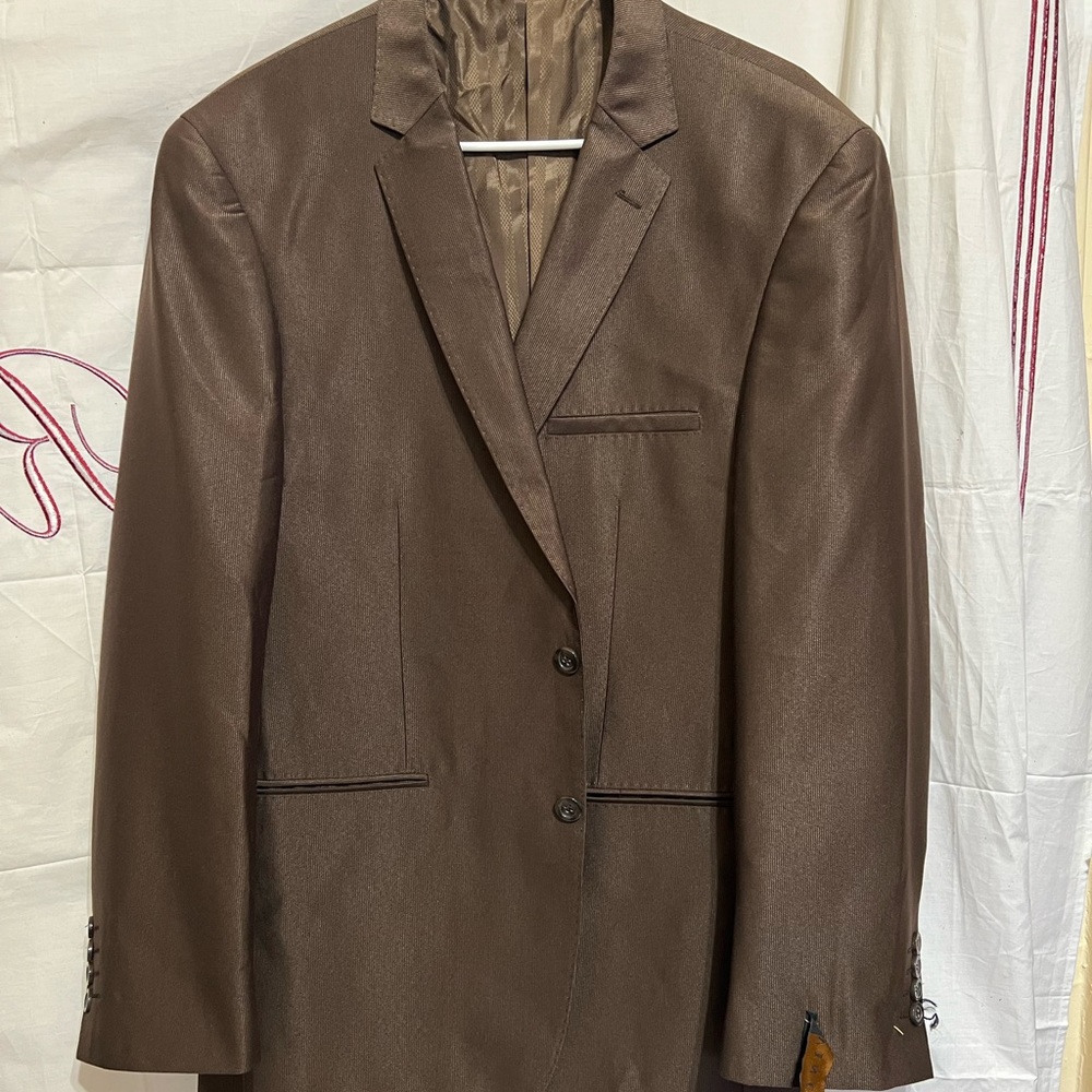 Vinci shark skin blazer/sports jacket 44R NWOT gorgeous detailed stretching